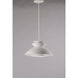 Nordic 1 Light 14 inch White Single Pendant Ceiling Light 