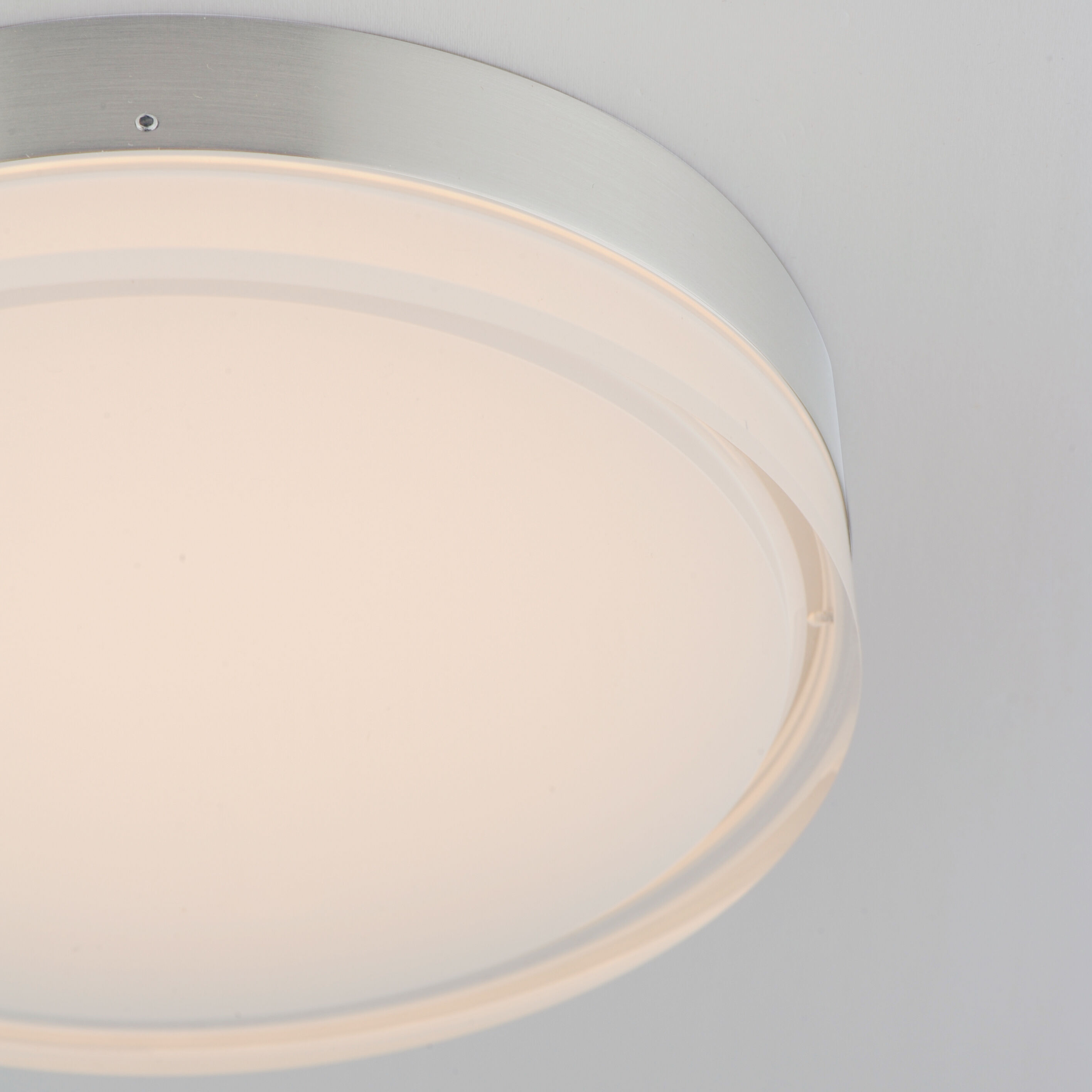 Illuminaire II LED 7 inch Satin Nickel Flush Mount Ceiling Light
