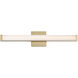 Spec 5CCT LED 24 inch Natural Aged Brass Bath Vanity Light Wall Light