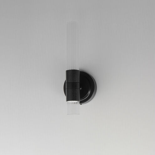 Ovation LED 4 inch Black Wall Sconce Wall Light