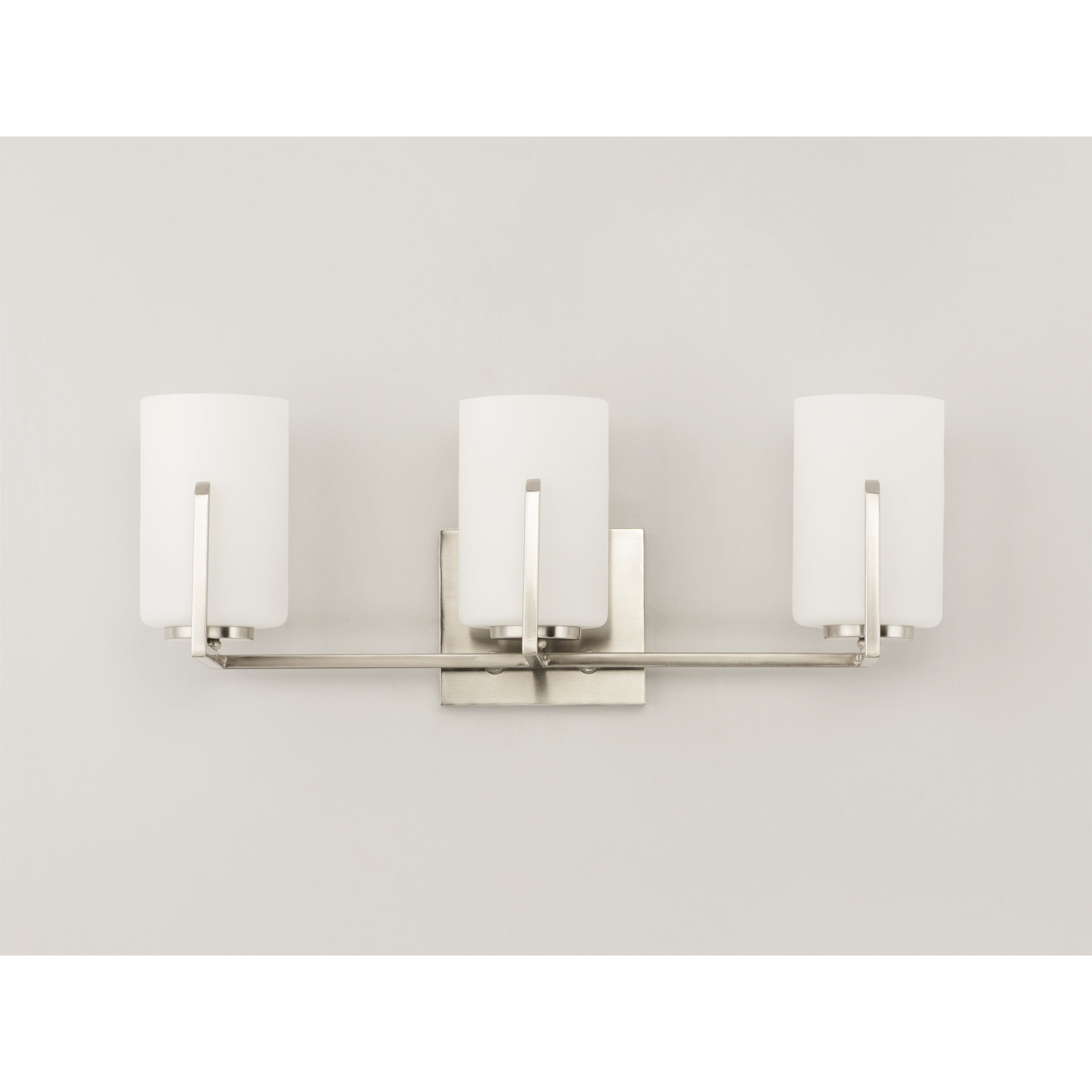 Dart 3 Light 21.25 inch Satin Nickel Vanity Light Wall Light