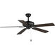 Super-Max 52 inch Black Indoor Ceiling Fan