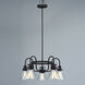 Seafarer 5 Light 24 inch Oil Rubbed Bronze Single-Tier Chandelier Ceiling Light in Without Bulb