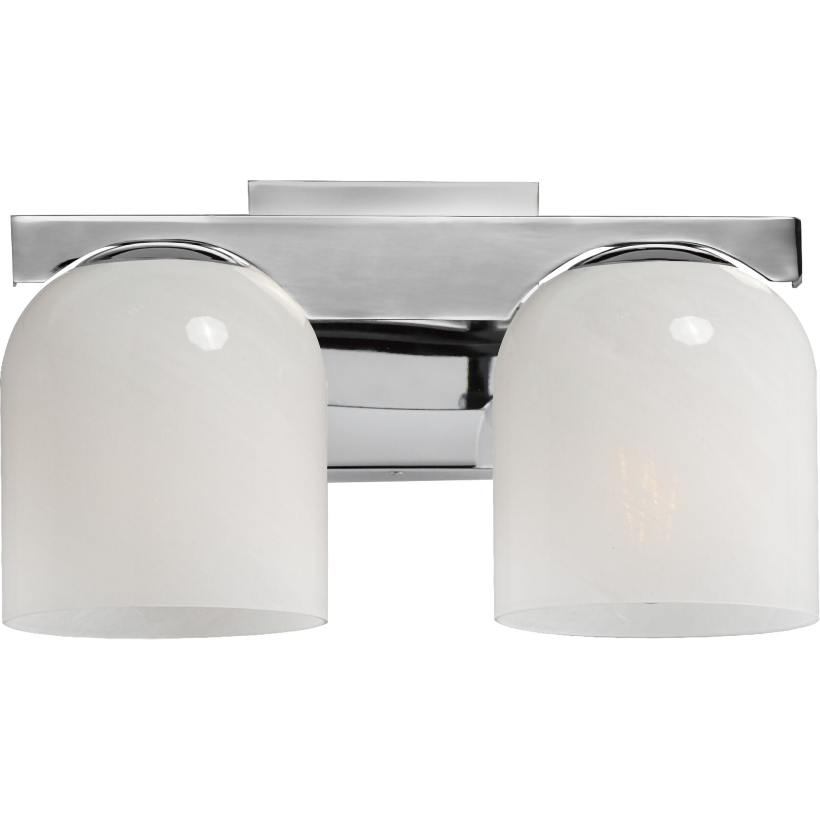 Maxim Lighting 21232MRPC Scoop 2 Light 13.5 inch Polished Chrome Bath Vanity Wall Light in Marble