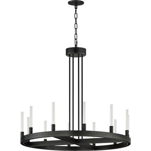 Ovation LED 32 inch Black Chandelier Ceiling Light