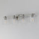 Cubos 4 Light 30.75 inch Satin Nickel Bath Vanity Wall Light