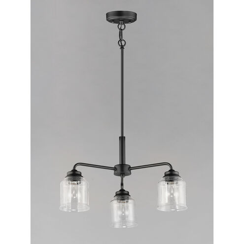 Acadia 3 Light 20 inch Black Chandelier Ceiling Light