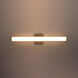 Rail LED 24 inch Satin Nickel Bath Vanity Wall Light