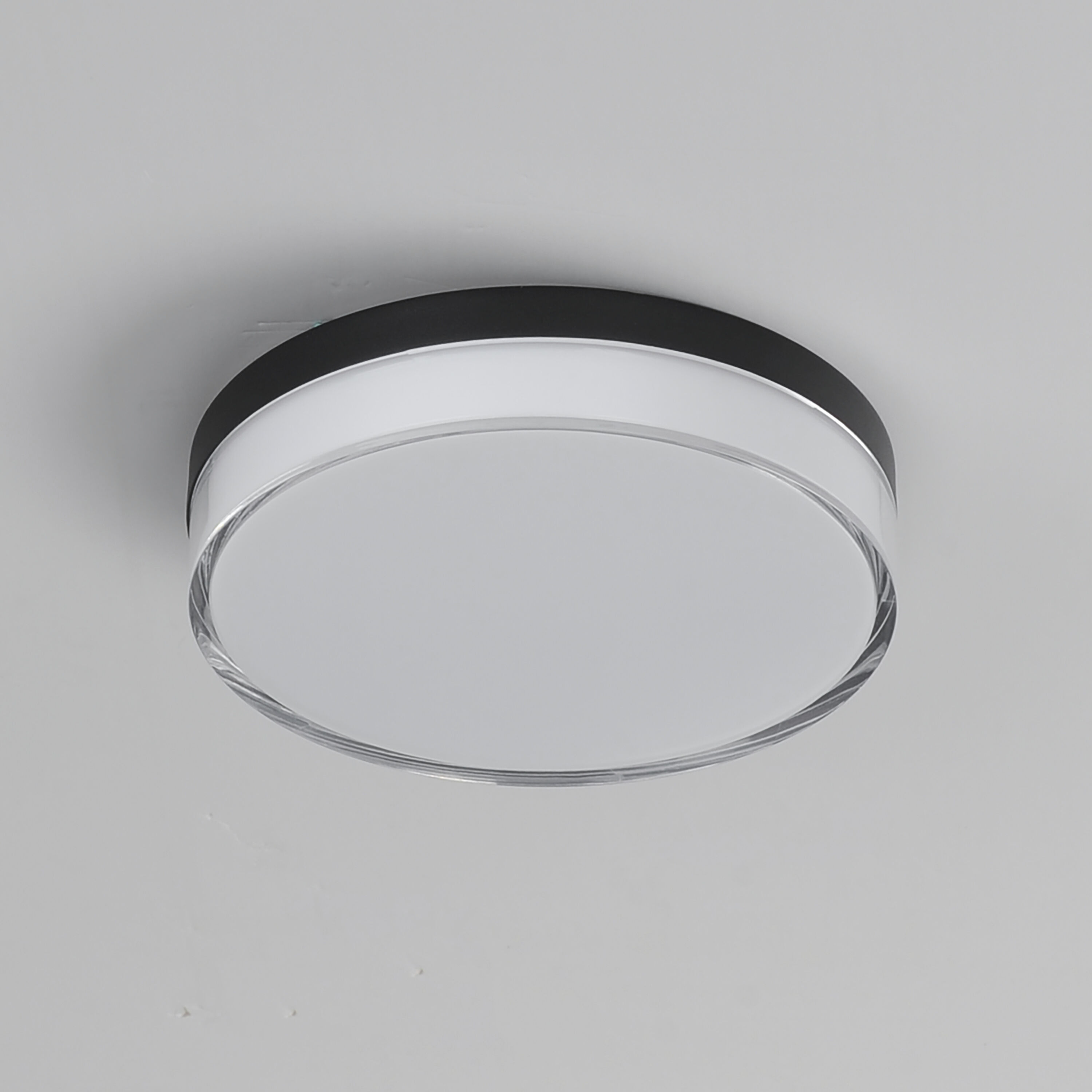 Edge LED 7 inch Black Flush Mount Ceiling Light