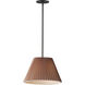 Dunbridge 1 Light 14 inch Antique Bronze Single Pendant Ceiling Light