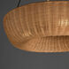 Bower 3 Light 24 inch Natural Aged Brass Ring Pendant Ceiling Light