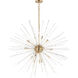 Polaris 16 Light 40 inch Satin Brass Multi-Light Pendant Ceiling Light