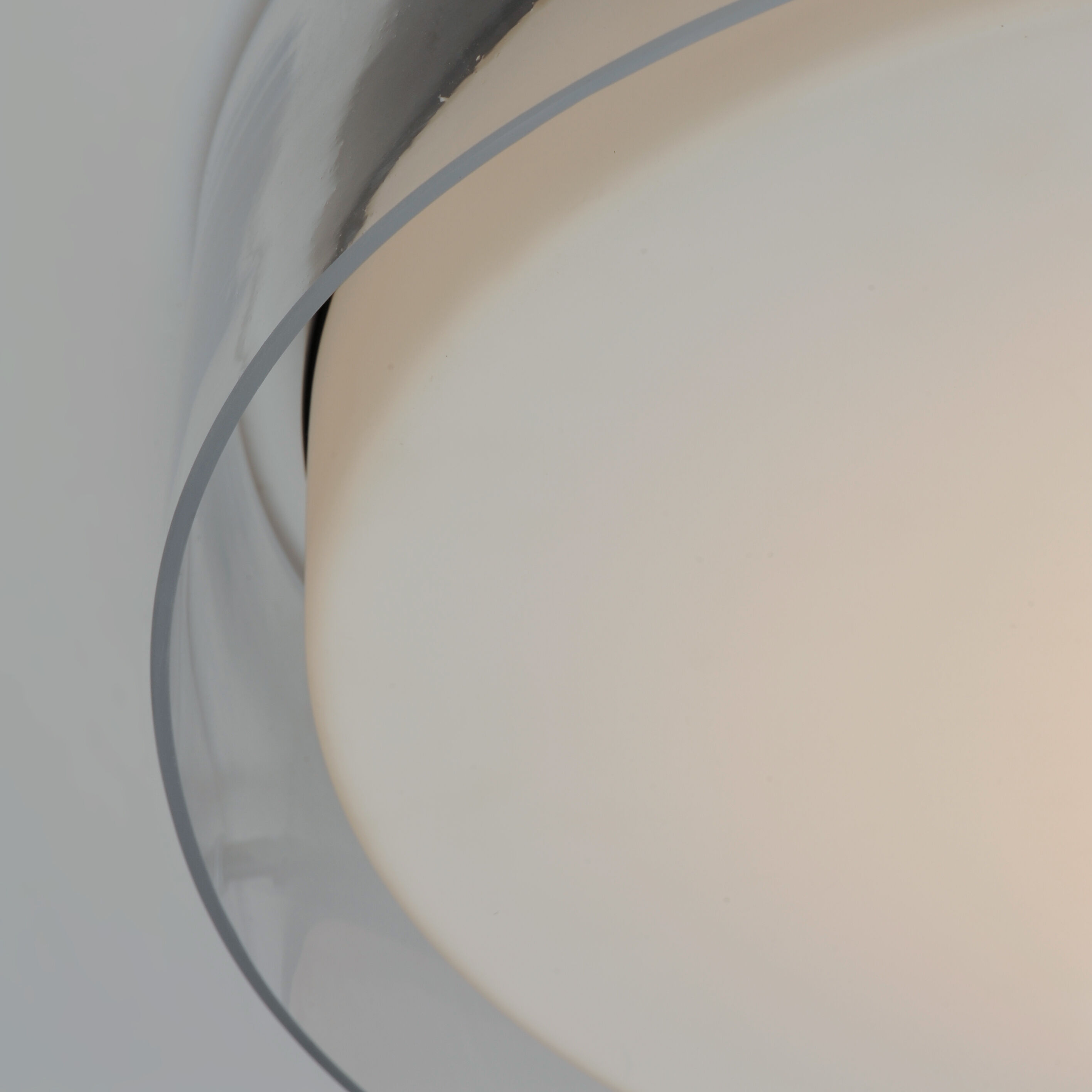 Duo LED 20 inch Black Flush Mount Ceiling Light