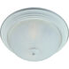 San Gabriel 3 Light 15.5 inch Textured White Flush Mount Ceiling Light