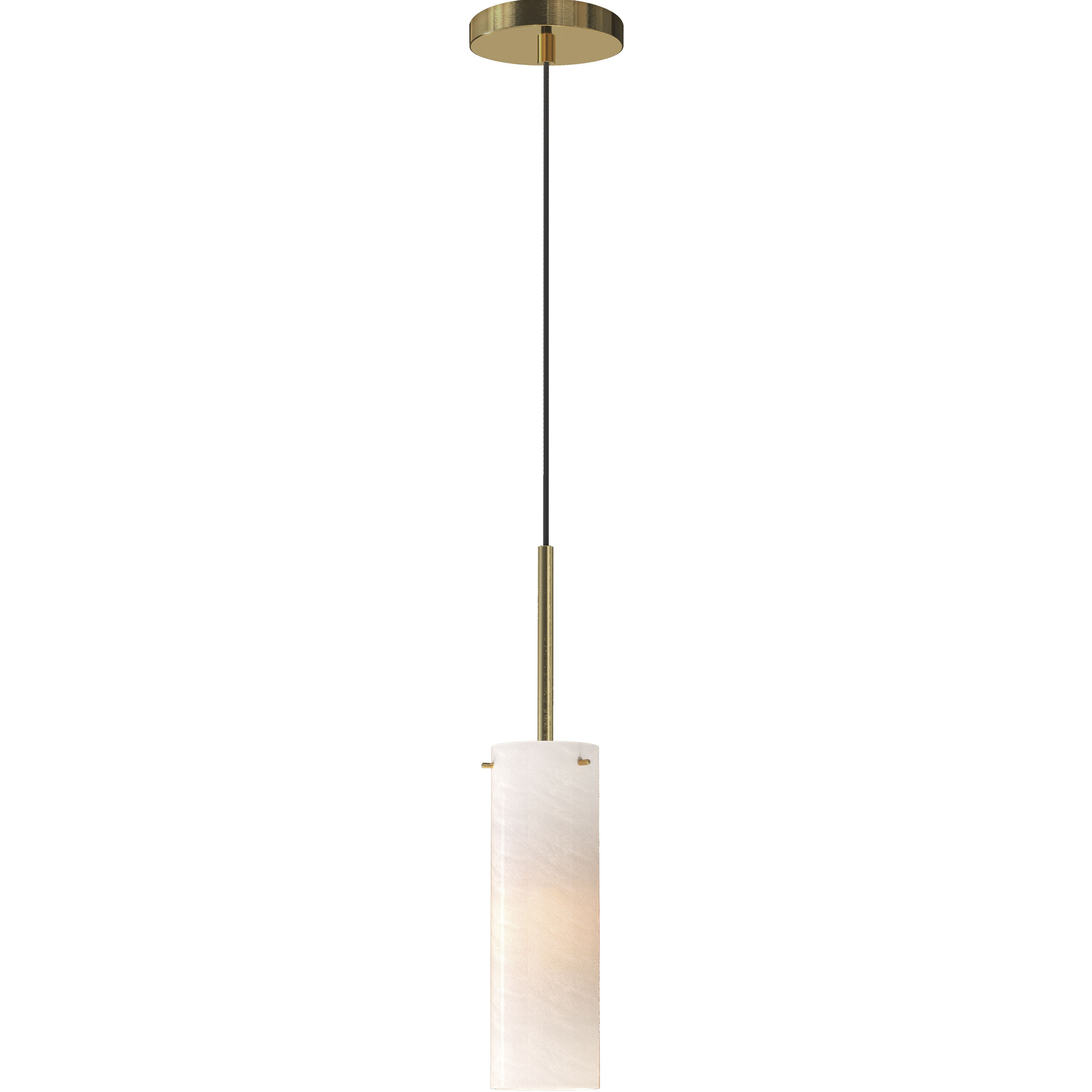 Blizzard 1 Light 3.25 inch Natural Aged Brass Linear Pendant Ceiling Light