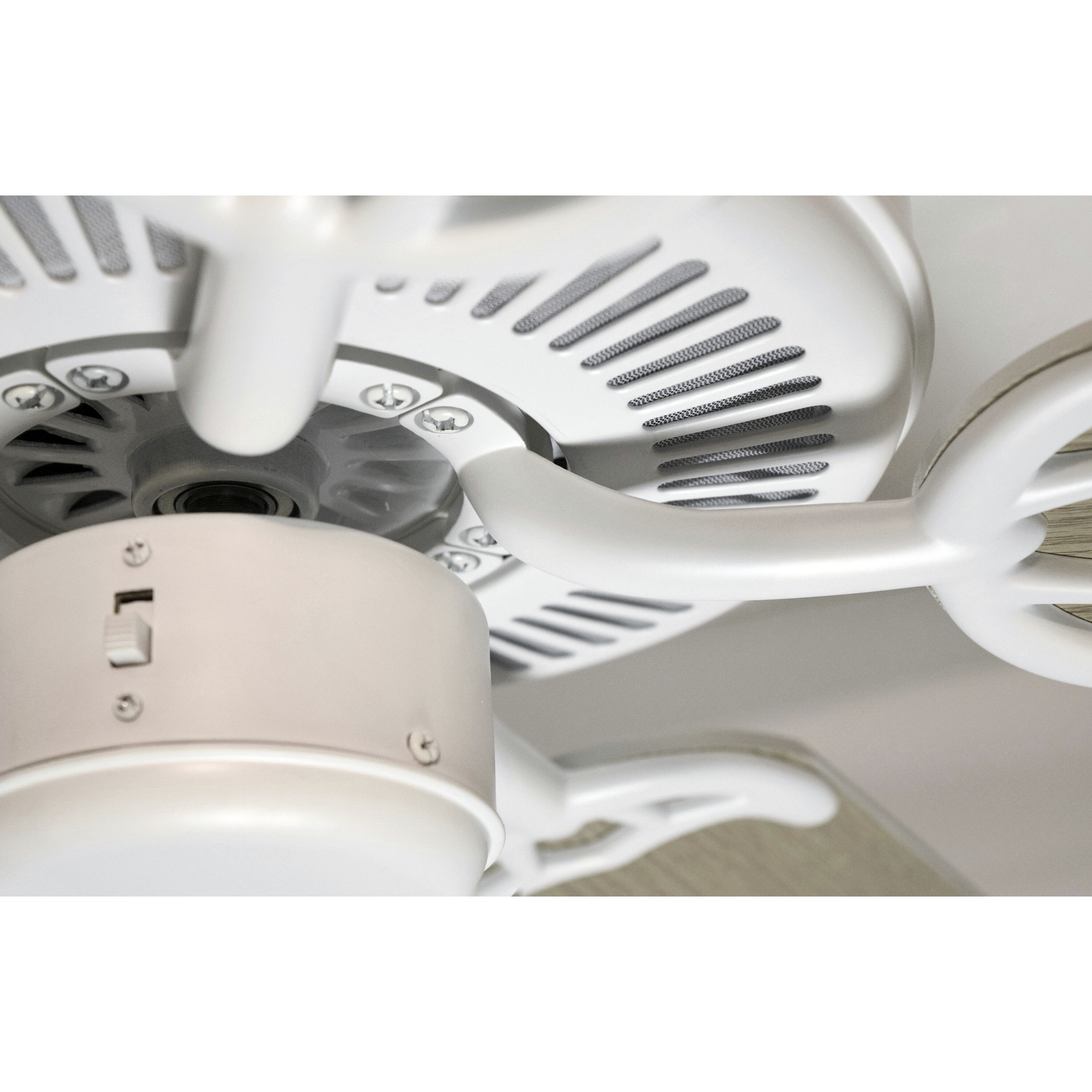 Basic-Max 52 inch Matte White Indoor Ceiling Fan