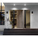 Rivet LED 9.5 inch Black and Antique Brass Outdoor Wall Mount
