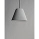 Woven 1 Light 14.5 inch Gray and Black Single Pendant Ceiling Light