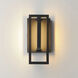 Formation VX LED 10 inch Black Outdoor Wall Mount