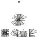Zeta LED 26 inch Black Suspension Pendant Ceiling Light
