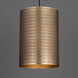 Shaka 1 Light 14 inch Weathered Brass Single Pendant Ceiling Light