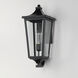 Sutton Place VX 1 Light 19 inch Black Outdoor Wall Mount