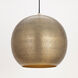 Aurelia 1 Light 20 inch Weathered Brass Single Pendant Ceiling Light