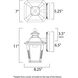 Knoxville 1 Light 11 inch Bronze Outdoor Wall Mount