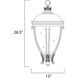 Camden VX 3 Light 13 inch Golden Bronze Outdoor Hanging Lantern