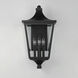 Sutton Place VX 3 Light 25 inch Black Outdoor Wall Mount