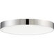 Trim LED 7 inch Polished Chrome Flush Mount Ceiling Light