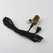 Early Electric 1 Light 2.25 inch Black and Antique Brass Single Pendant Ceiling Light