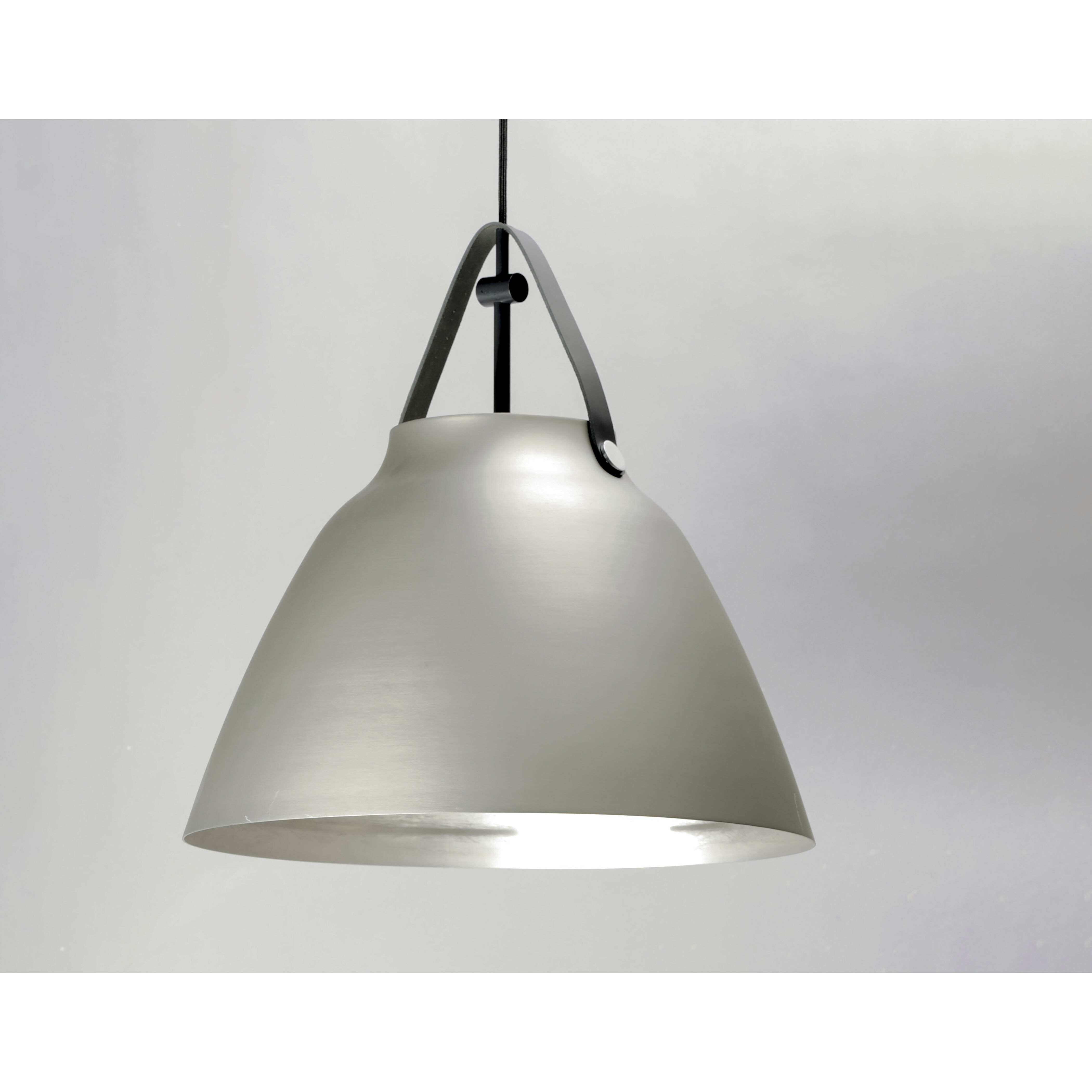 Nordic 1 Light 14.25 inch Black/Brushed Platinum Single Pendant Ceiling Light in Black and Brushed Platinum