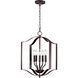 Provident 5 Light 18 inch Oil Rubbed Bronze Single Pendant Ceiling Light
