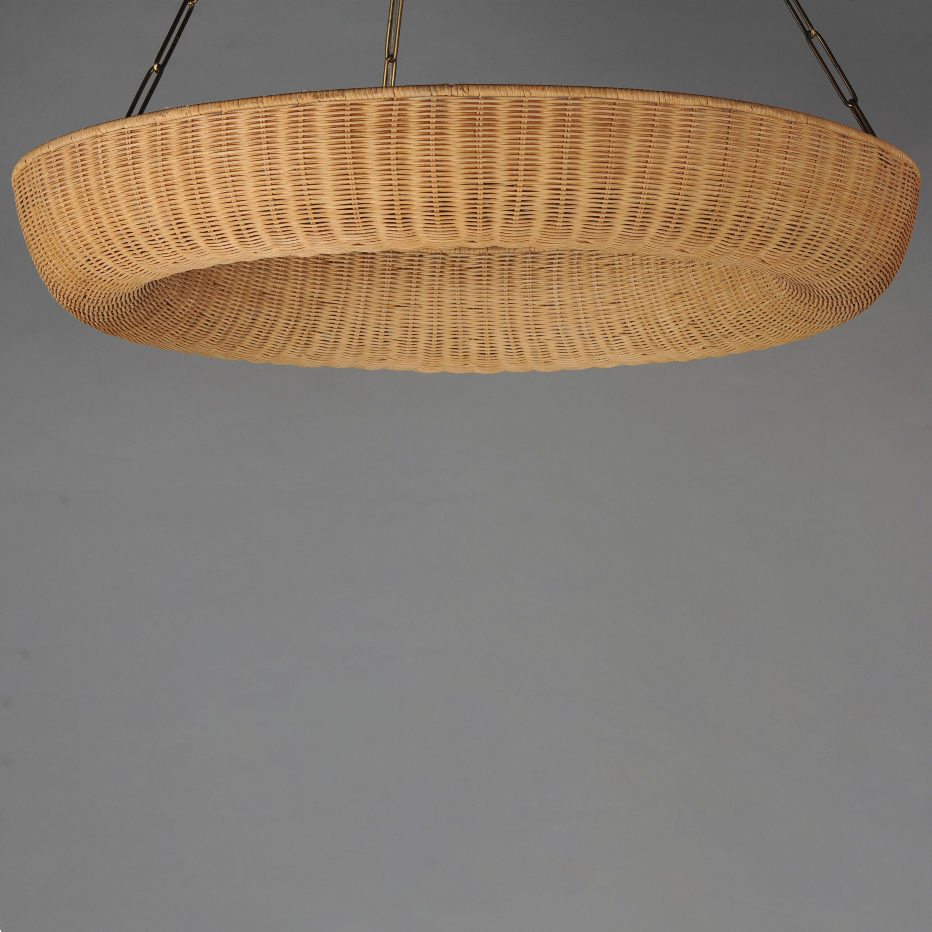 Bower 8 Light 40 inch Natural Aged Brass Ring Pendant Ceiling Light