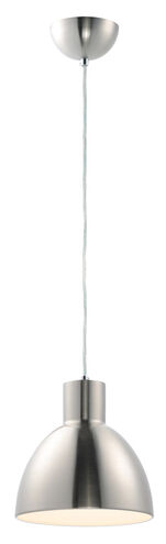 Cora 1 Light 9 inch Satin Nickel Single Pendant Ceiling Light