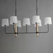 Bozeman 7 Light 48.5 inch Natural Wood Linear Pendant Ceiling Light