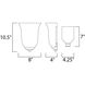 Essentials - 2058x 1 Light 8 inch Oil Rubbed Bronze ADA Wall Sconce Wall Light