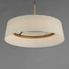 Paramount LED 21.25 inch Natural Aged Brass Single Pendant Ceiling Light