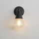 Hargreaves 1 Light 6 inch Black Wall Sconce Wall Light