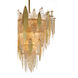 Majestic 12 Light 24 inch Gold Leaf Chandelier Ceiling Light