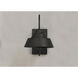 Shoreline 1 Light 15 inch Black Outdoor Wall Mount