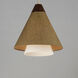 Sumatra 1 Light 20 inch Natural Aged Brass Single Pendant Ceiling Light