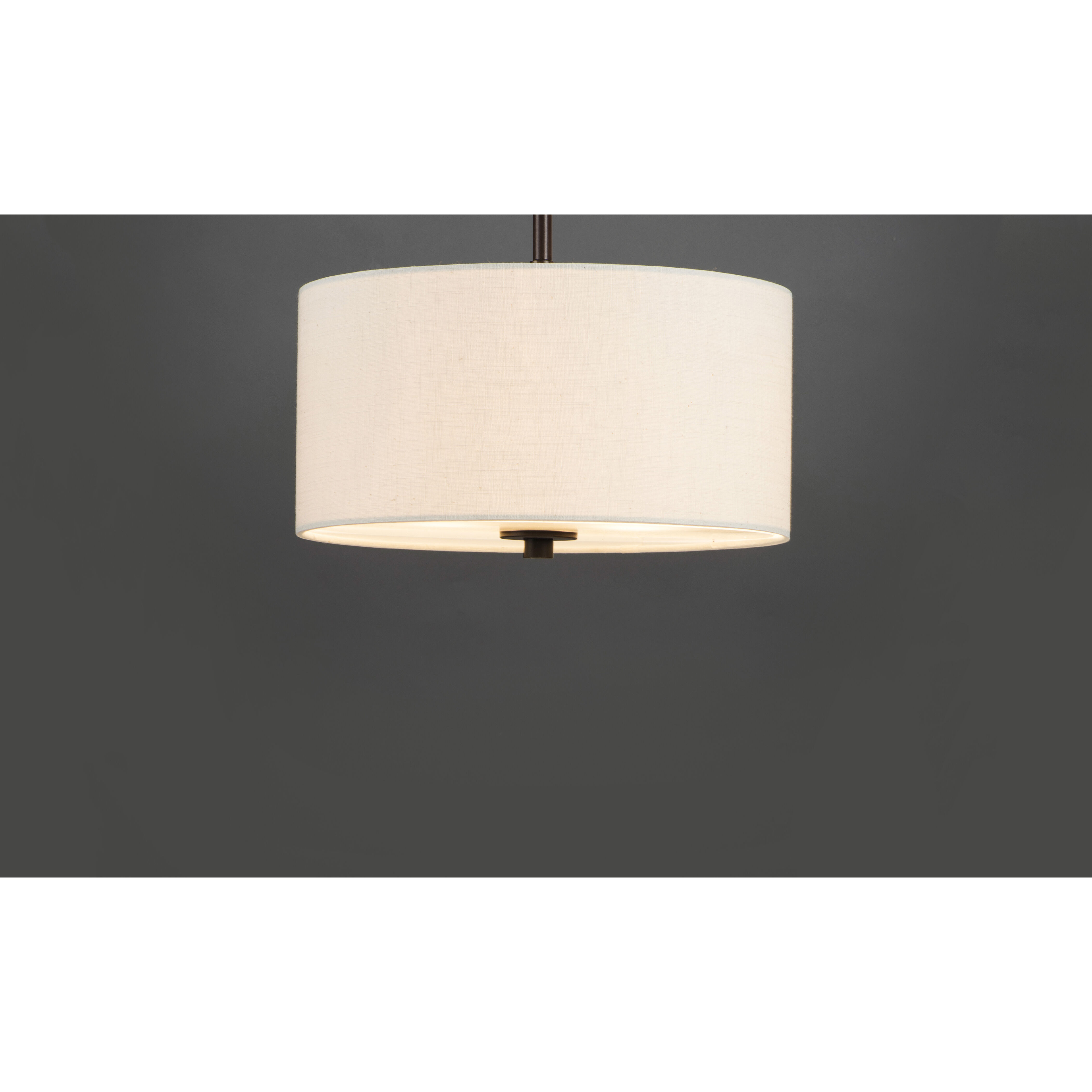 Bongo 2 Light 13 inch Oil Rubbed Bronze Semi-Flush Mount Ceiling Light