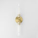 Equilibrium LED 6 inch Natural Aged Brass Wall Sconce Wall Light