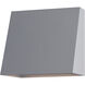 Pathfinder LED 8 inch Silver Outdoor Wall Mount