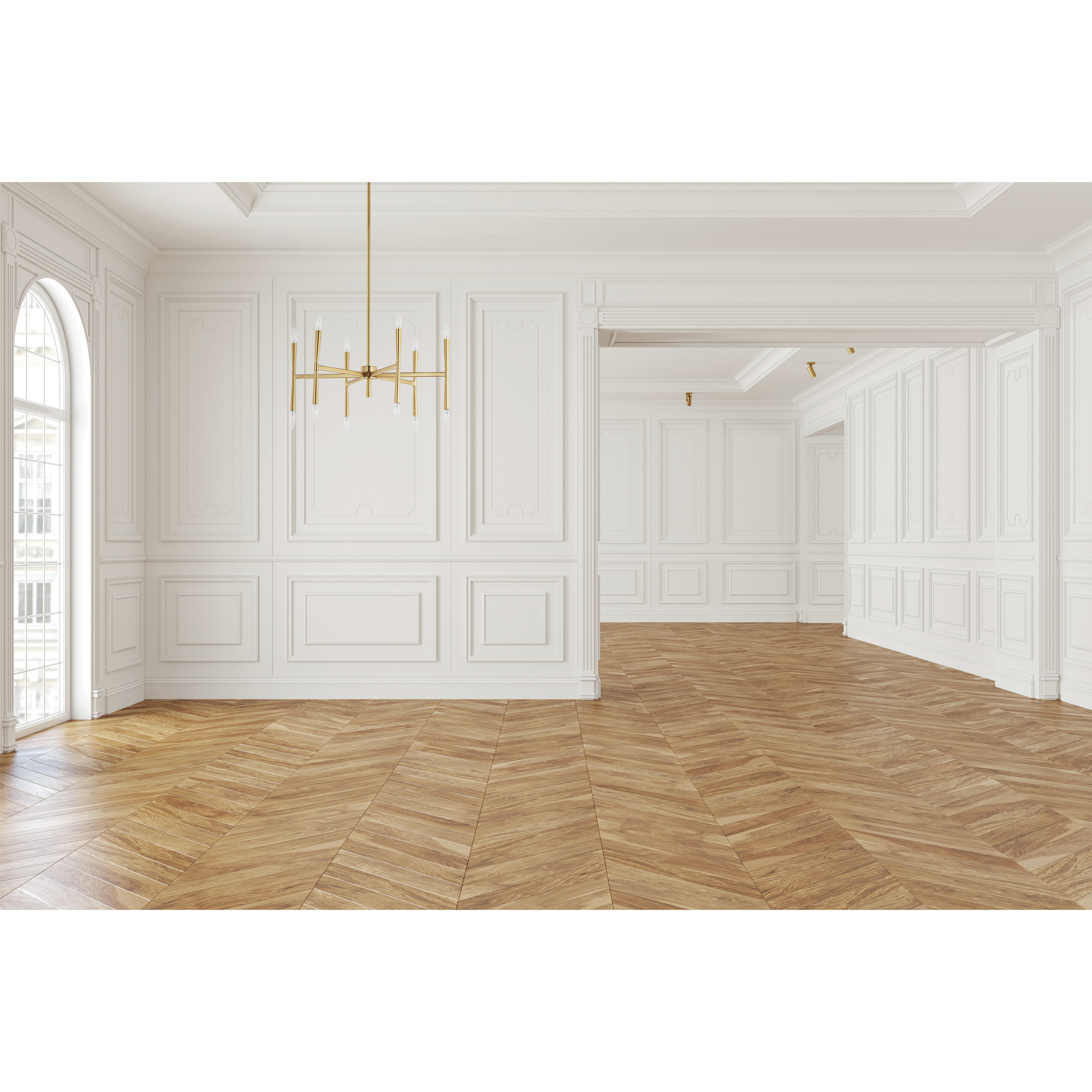 Rome 12 Light 29 inch Satin Brass Chandelier Ceiling Light