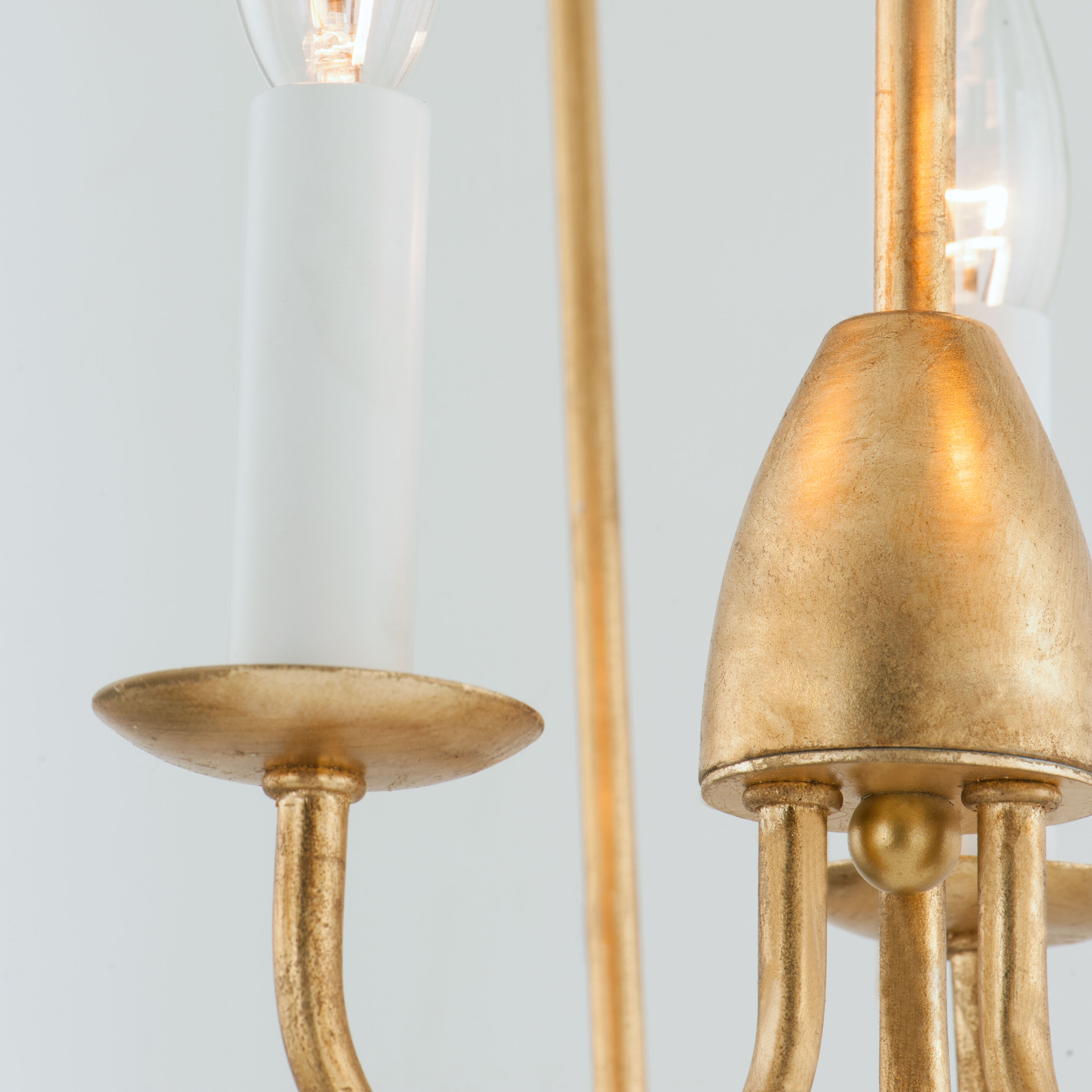 Plumette 3 Light 14 inch Gold Leaf Multi-Light Pendant Ceiling Light