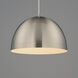 Tova 1 Light 13.5 inch Satin Nickel Single Pendant Ceiling Light