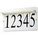 Address LED 7 inch White Outdoor Wall Mount